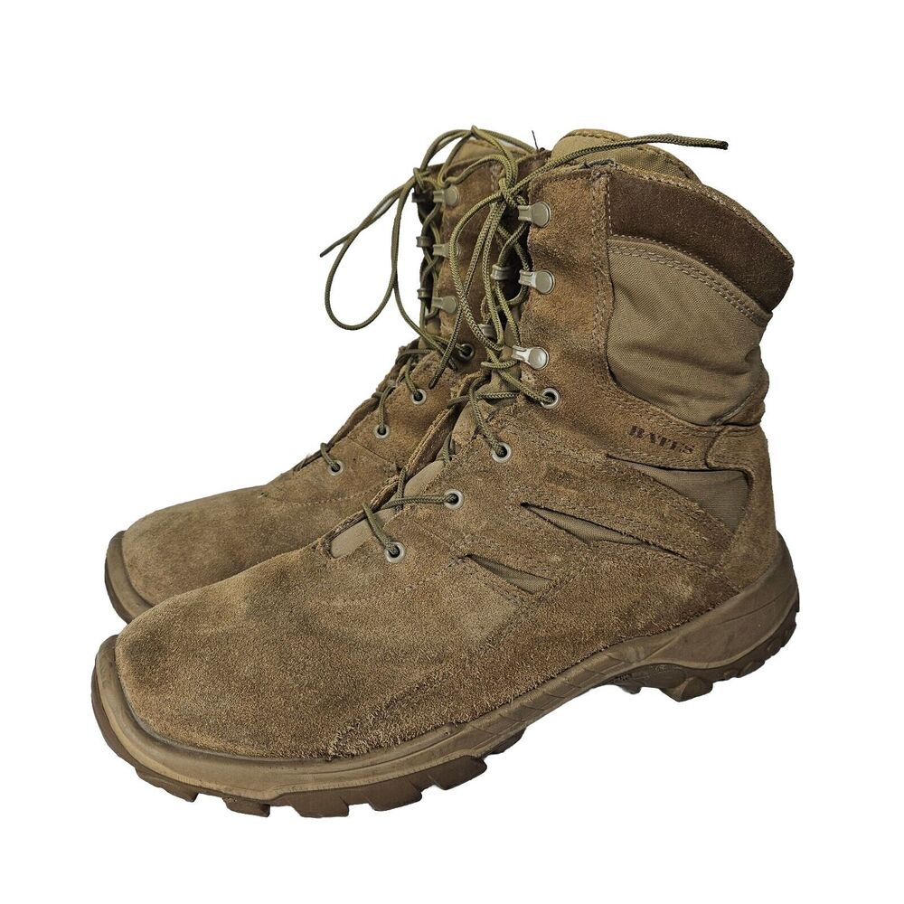 Bates Combat Boots Men's Size 15 M Brown Coyote Suede Vented E11031